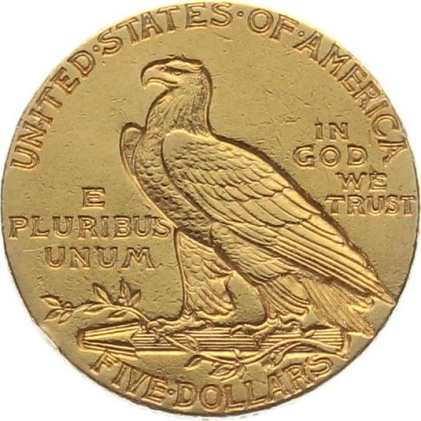 USA 5 $ 1909 o. Mzz. Indian Head